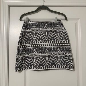 Blue Rain Tribal Skirt